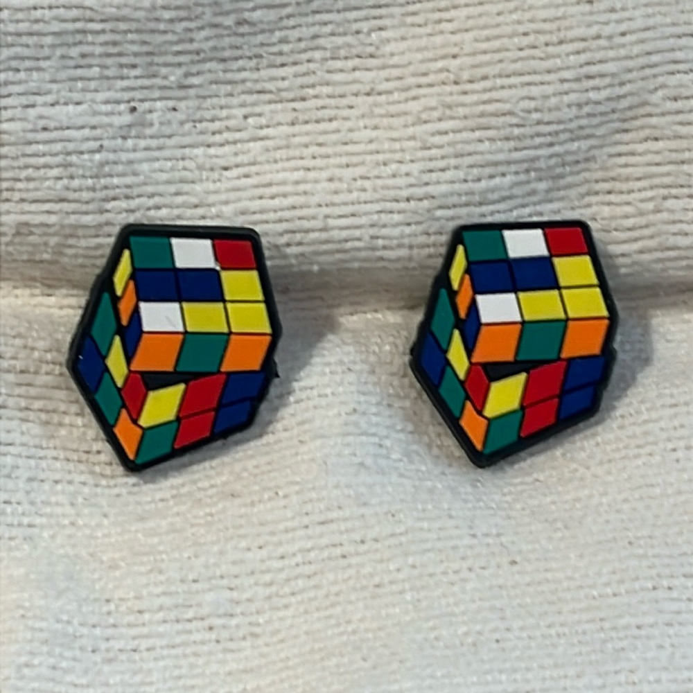 Pair of Rubik’s Cube Jibbitz